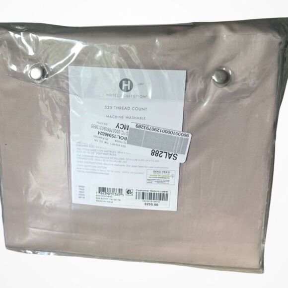 Hotel Collection
525 Thread Count Egyptian Cotton Sheet Set, Twin, Tan - Picture 5 of 7